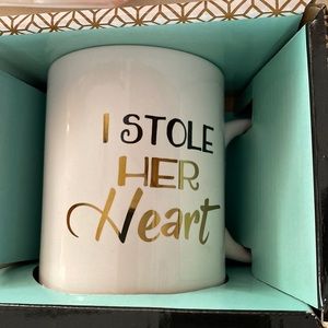 NWT engagement coffee cups his and hers